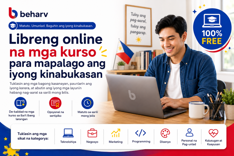 Tuklasin Ngayon ang Pinakamahusay na Libreng Online Courses